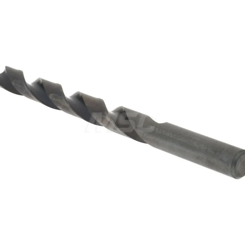 Jobber Length Drill Bit: 27/64" (0.4219) Dia, 118 deg, HSS