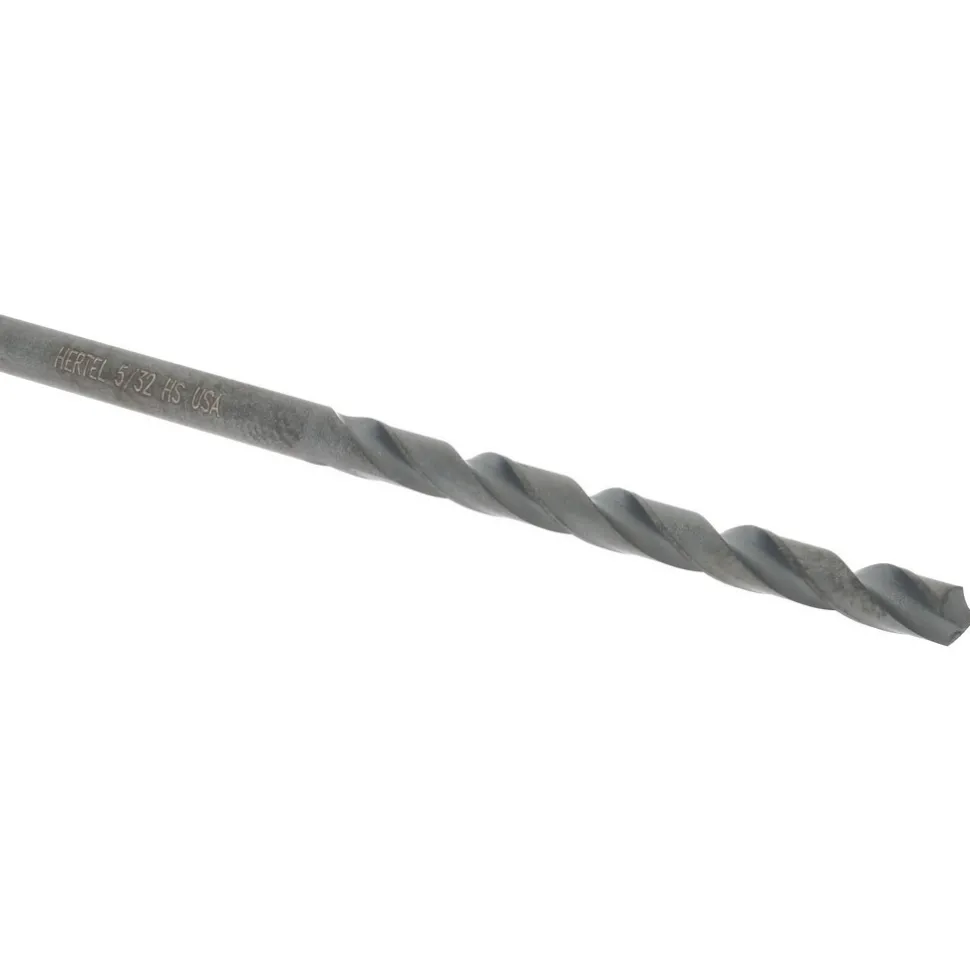 Jobber Length Drill Bit: 5/32" (0.1562) Dia, 118 deg, HSS