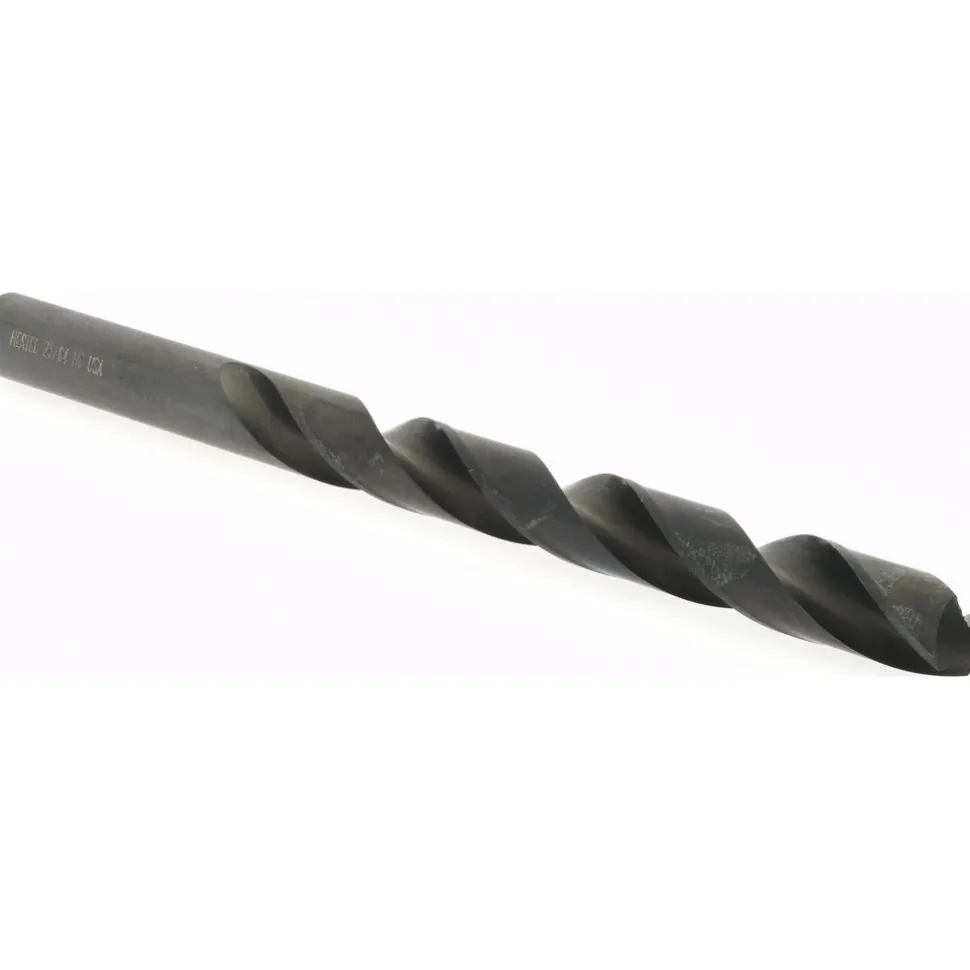 Jobber Length Drill Bit: 25/64" (0.3906) Dia, 118 deg, HSS