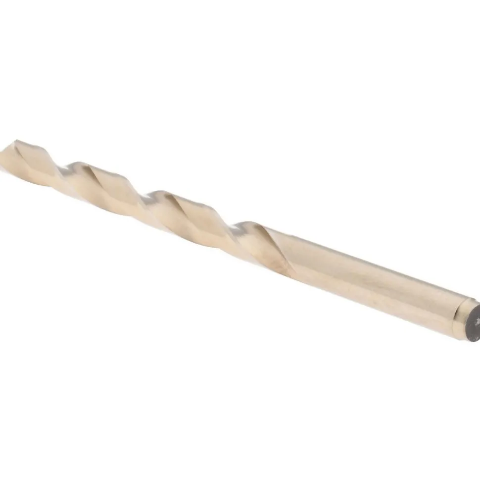 Jobber Length Drill Bit: Letter F (0.2570) Dia, 135 deg, Cobalt