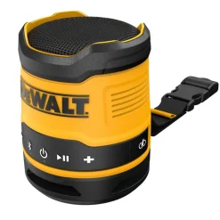 Job Site Radios: Job Site Radio Type: Bluetooth Speaker; Radio Reception: Bluetooth; Power Type: Rechargeable Battery