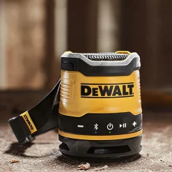 Job Site Radios: Job Site Radio Type: Bluetooth Speaker; Radio Reception: Bluetooth; Power Type: Rechargeable Battery