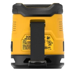 Job Site Radios: Job Site Radio Type: Bluetooth Speaker; Radio Reception: Bluetooth; Power Type: Rechargeable Battery