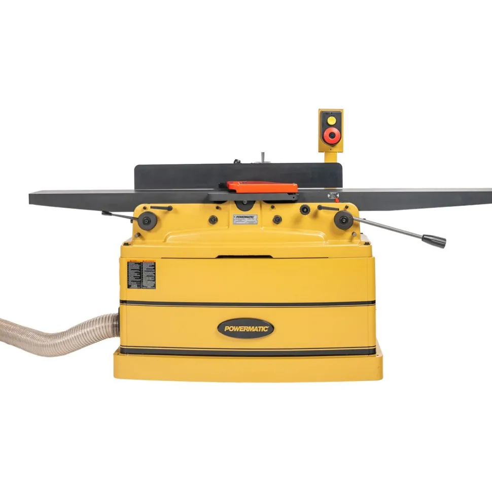 Jointer: 8" Max Width, 1/2" Max Depth, 230 V, Single Phase, 2 hp, 7000 RPM