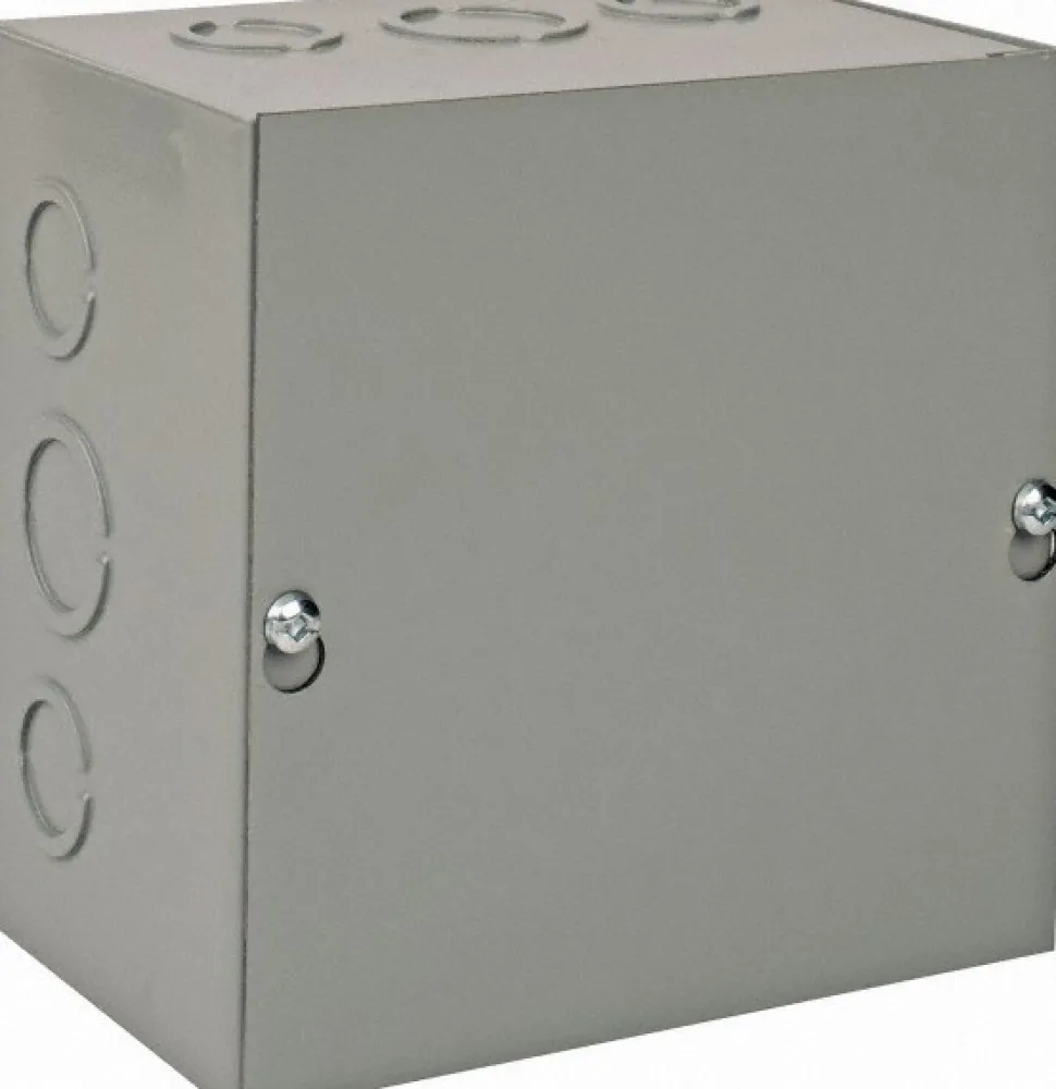 Junction Box Electrical Enclosure: Steel, NEMA 1