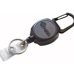 Key Control: Type: Retractable Key Chain & ID Holder; Number of Keys: 5; Color: Black