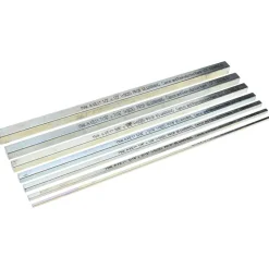 Key Stock Assortment: 12" Long, Steel, Zinc-Plated