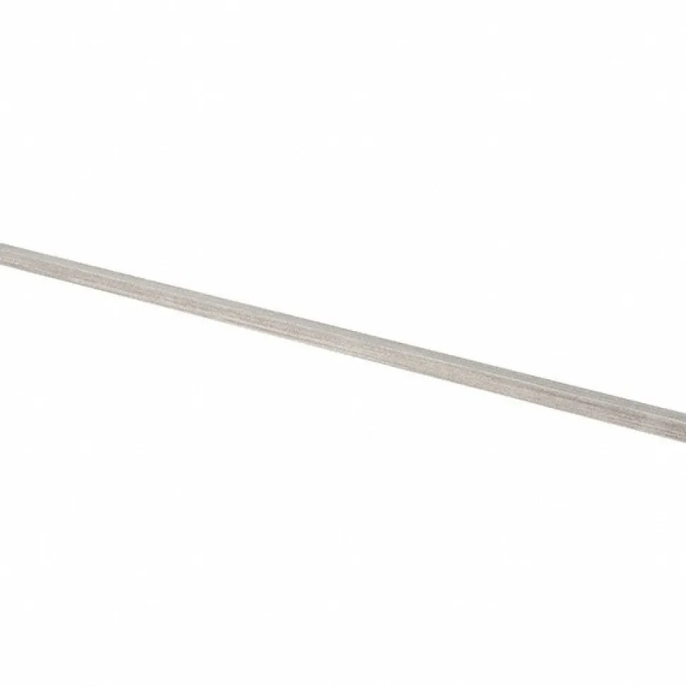 Key Stock: 1/4" High, 1/4" Wide, 12" Long, Stainless Steel, Plain Finish