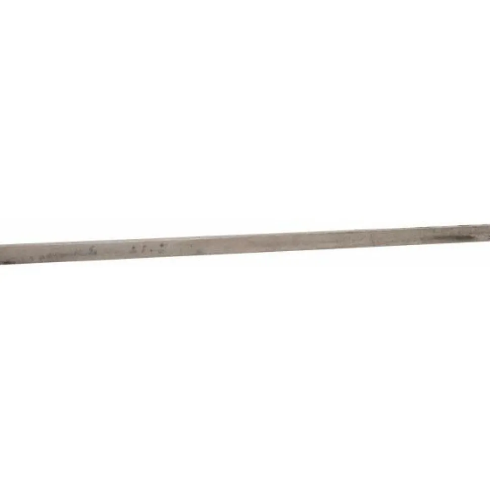 Key Stock: 3/8" High, 3/8" Wide, 12" Long, Stainless Steel, Plain Finish