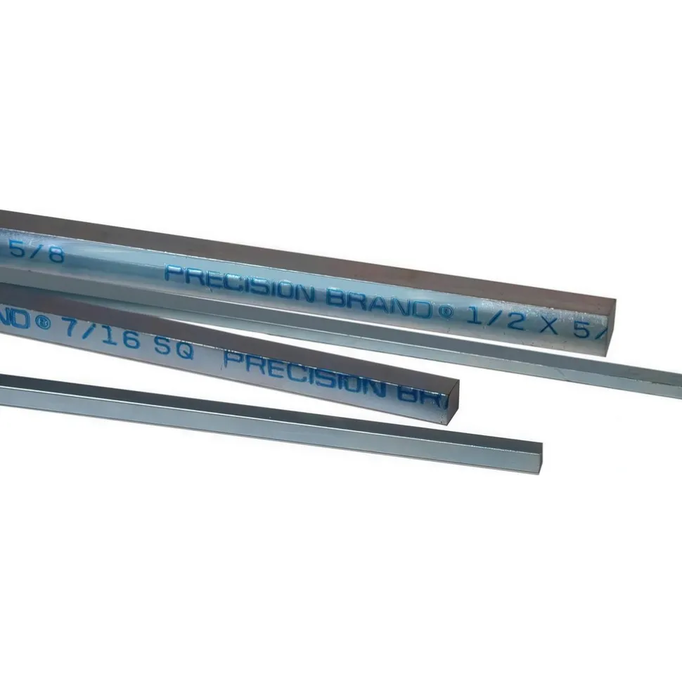 Key Stock: Key Stock Type: Square Key Stock; Material: Low-Carbon Steel; Width (Inch): 3/8