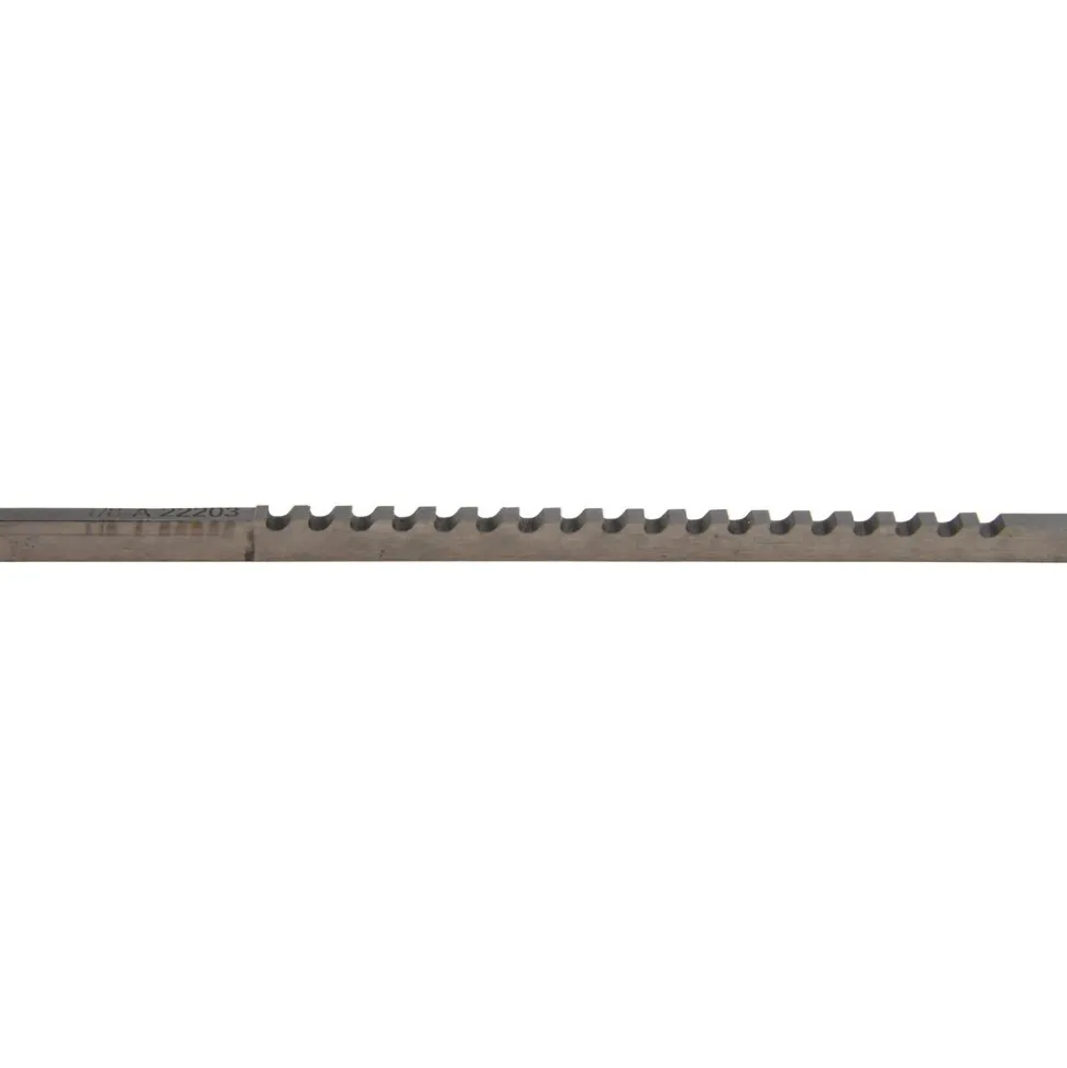 Keyway Broach: Style A, High Speed Steel, 1/8" Wide