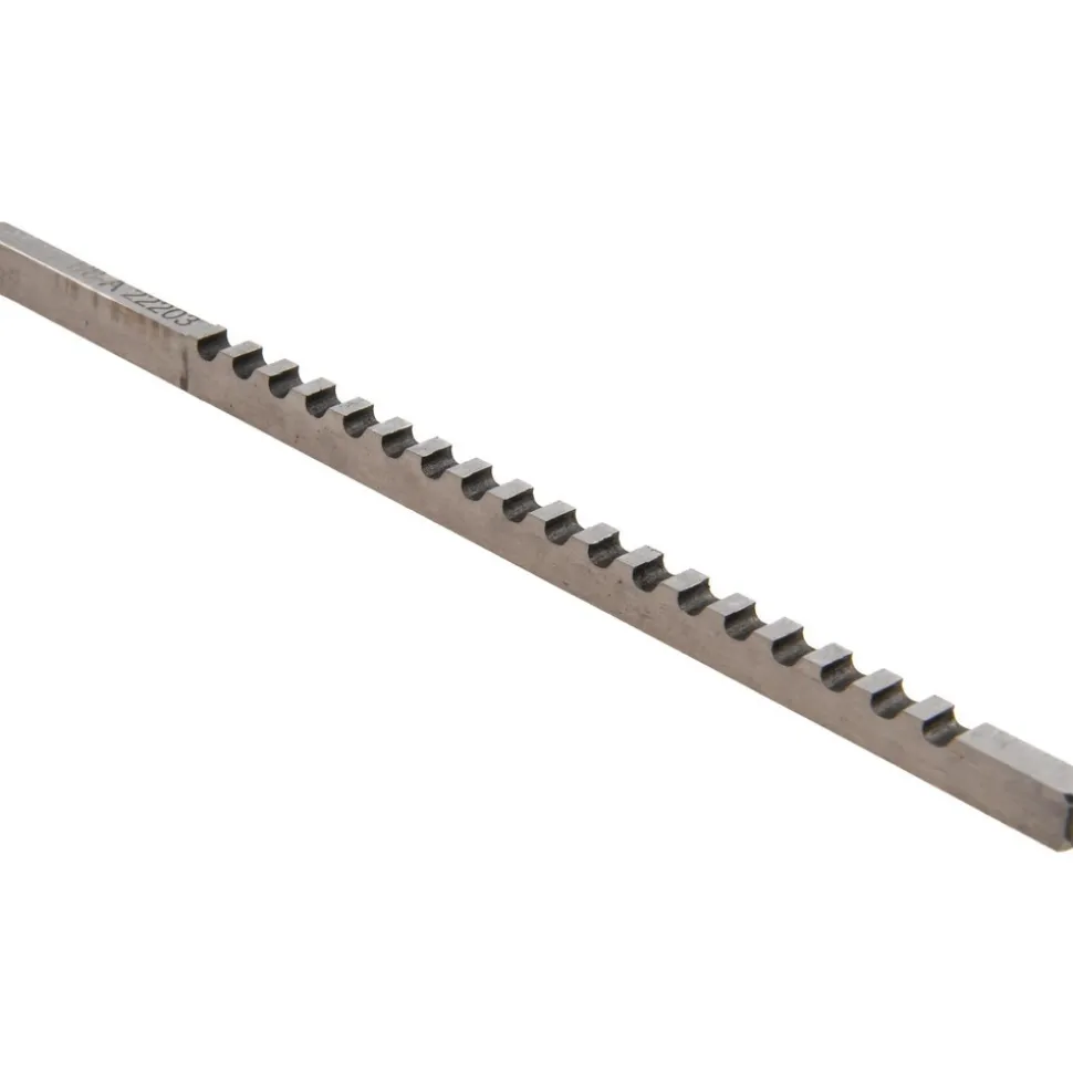 Keyway Broach: Style A, High Speed Steel, 1/8" Wide