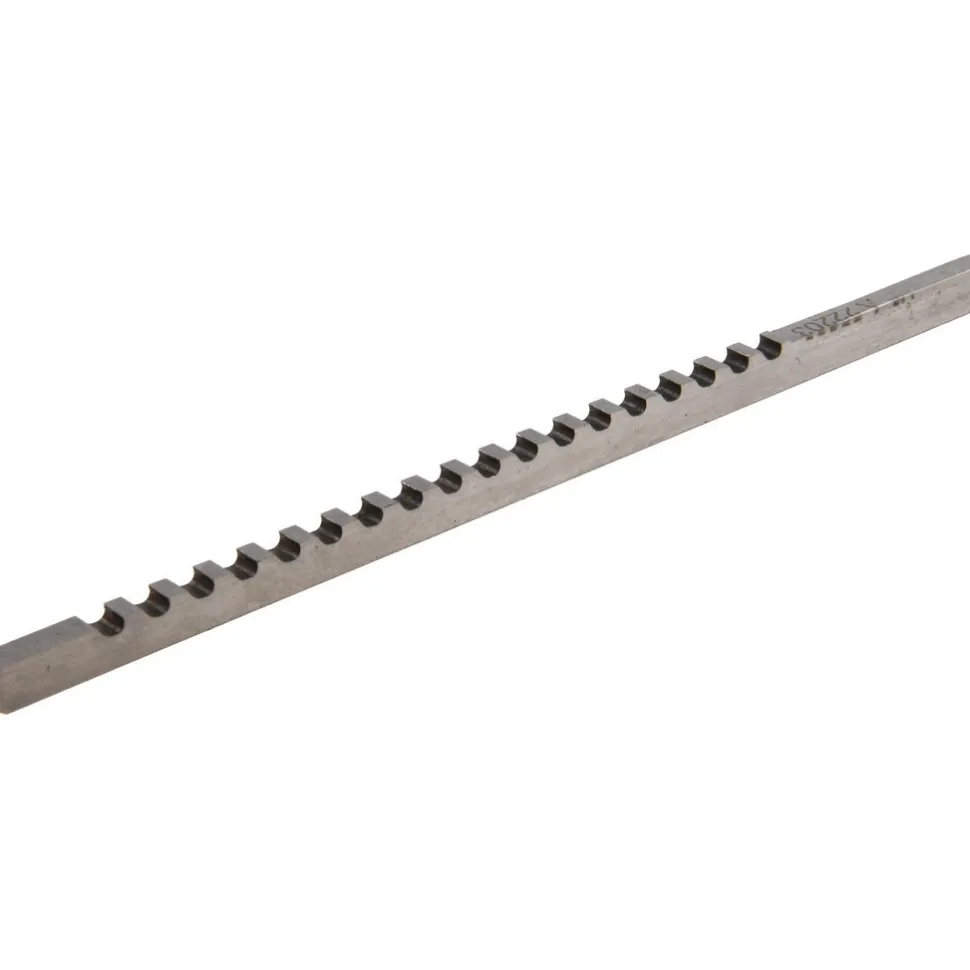 Keyway Broach: Style A, High Speed Steel, 1/8" Wide