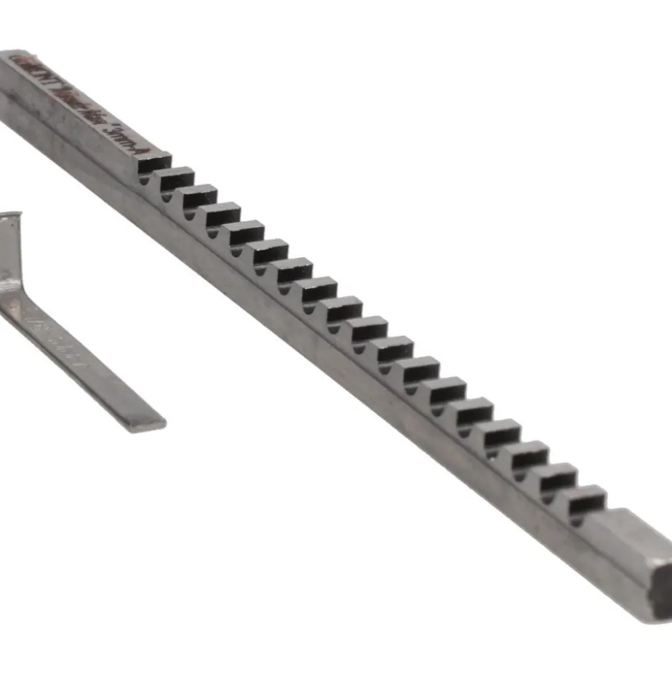 Keyway Broach: Style A, High Speed Steel, 3 mm Wide