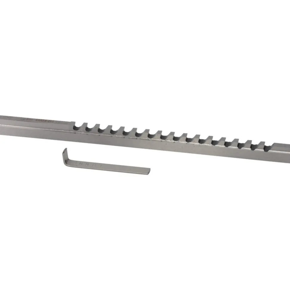 Keyway Broach: Style B-1, High Speed Steel, 4 mm Wide