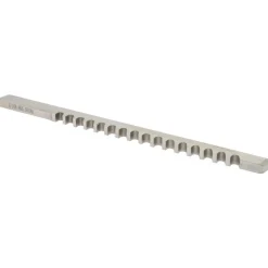 Keyway Broach: Style B, High Speed Steel, 3/16