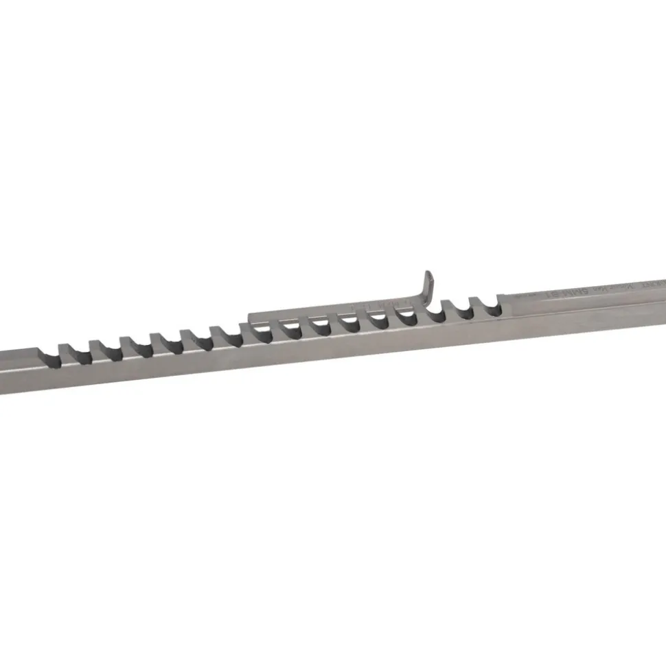 Keyway Broach: Style B-1, High Speed Steel, 5 mm Wide
