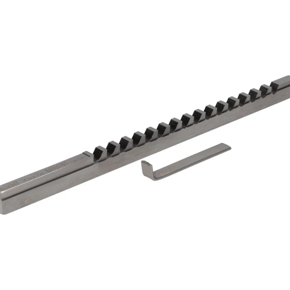 Keyway Broach: Style B-1, High Speed Steel, 5 mm Wide