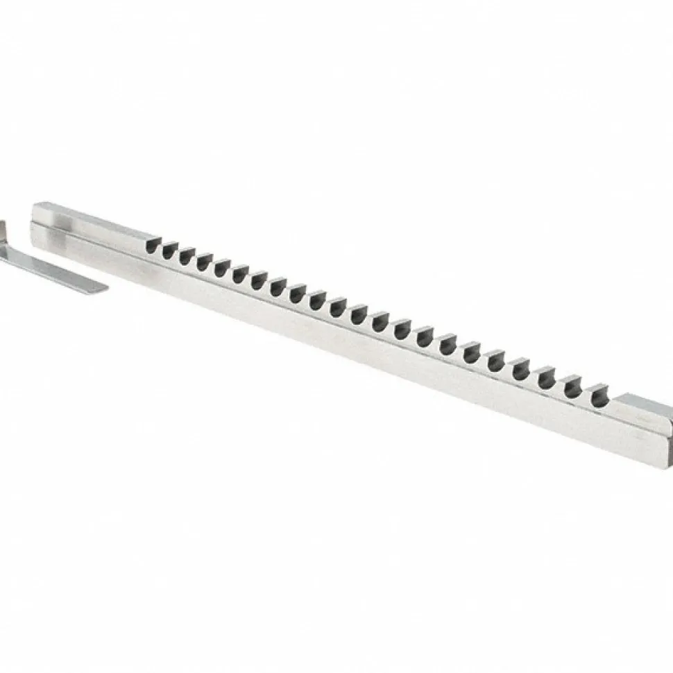 Keyway Broach: Style C, High Speed Steel, 7 mm Wide