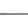 Keyway Broach: Style C, High Speed Steel, 3/8" Wide