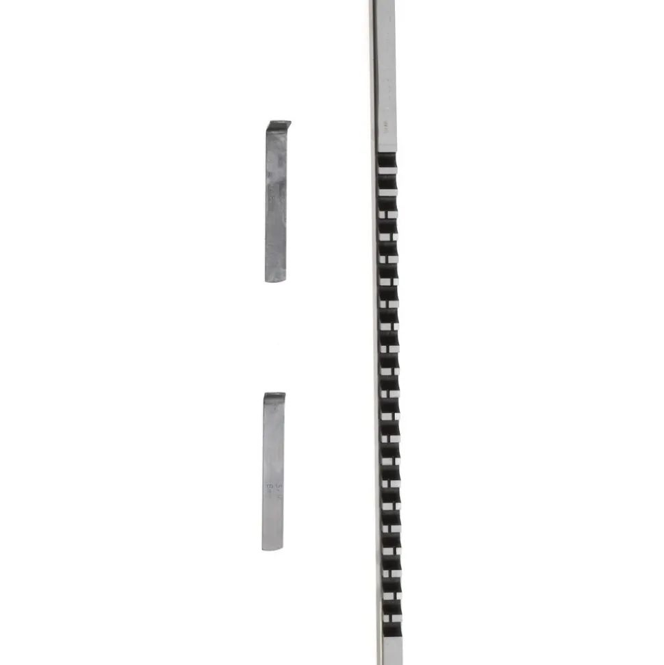 Keyway Broach: Style C-1, High Speed Steel, 8 mm Wide