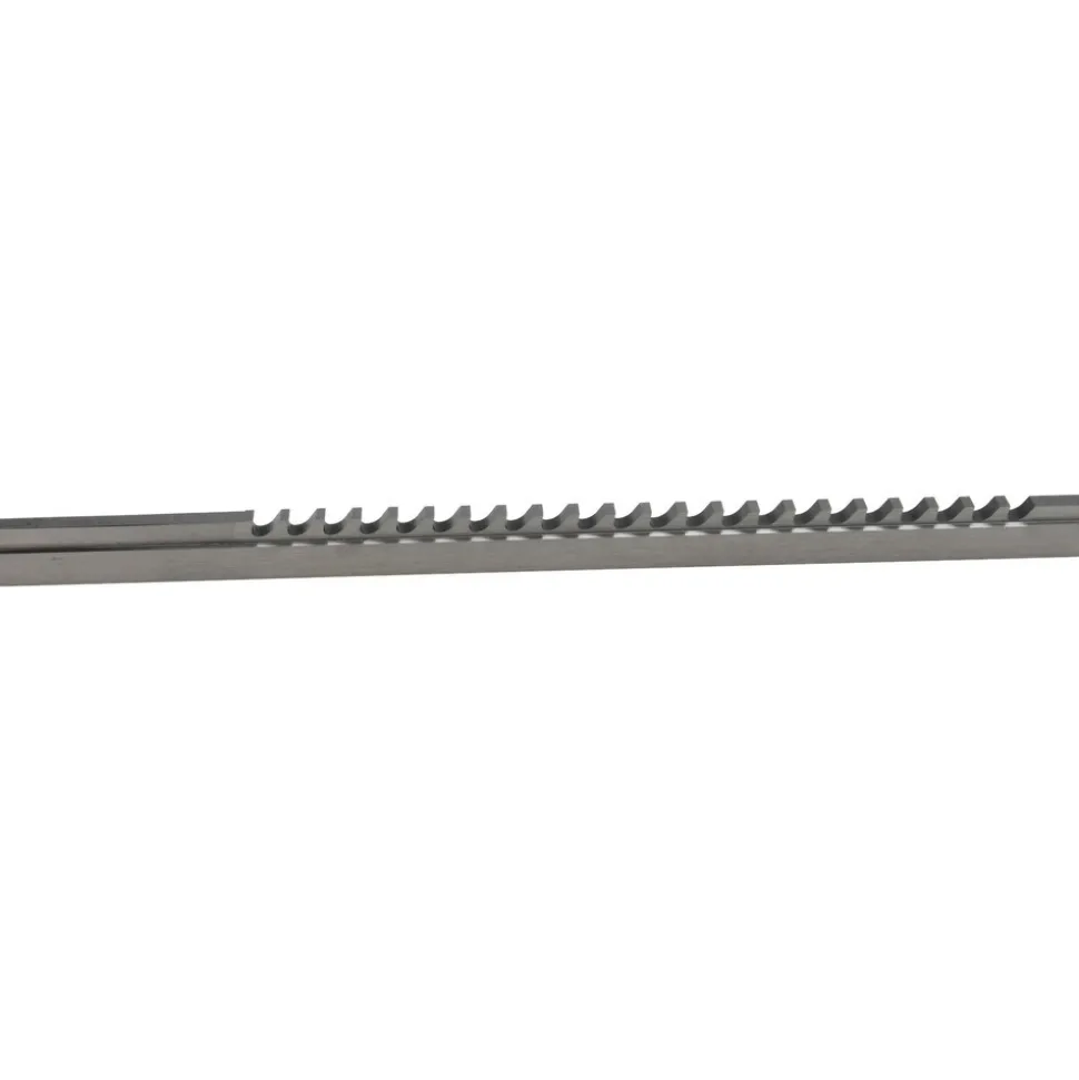 Keyway Broach: Style C, High Speed Steel, 6 mm Wide
