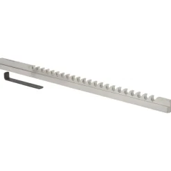 Keyway Broach: Style C, High Speed Steel, 1/4