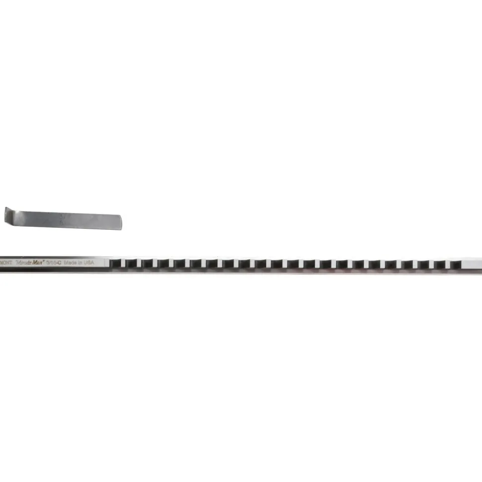 Keyway Broach: Style C, High Speed Steel, 3/16" Wide