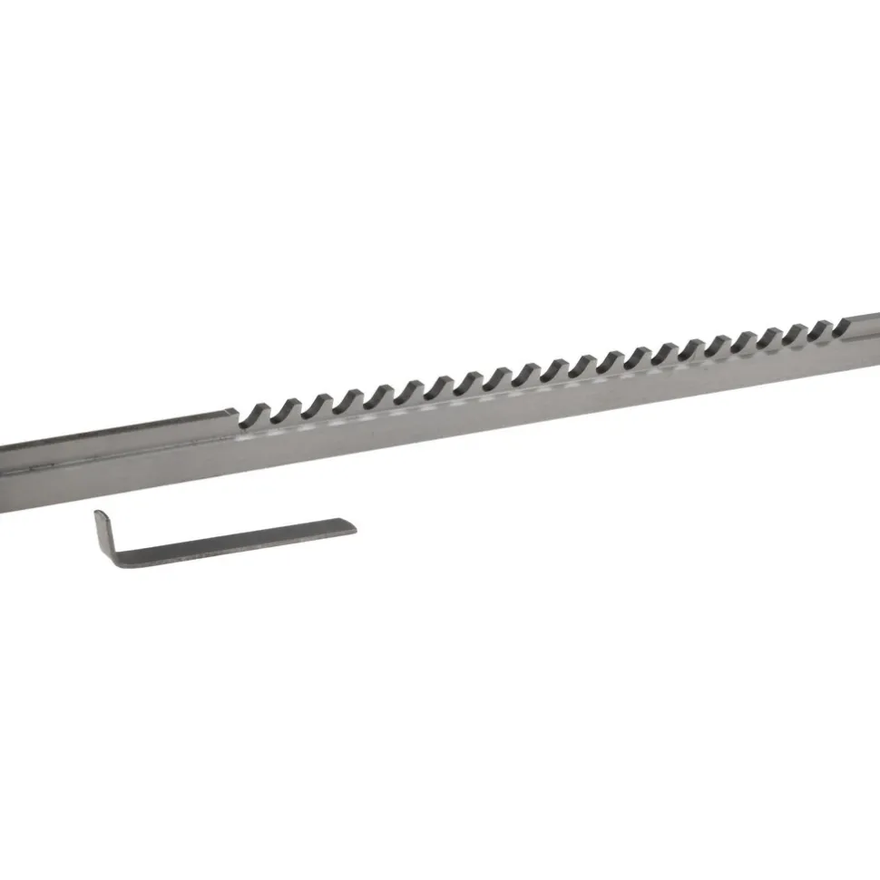 Keyway Broach: Style C, High Speed Steel, 3/16" Wide