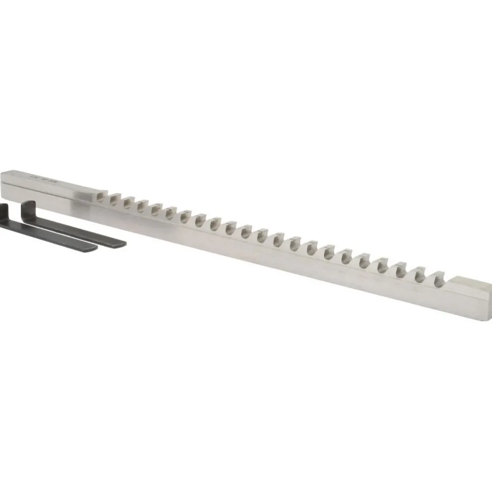 Keyway Broach: Style C, High Speed Steel, 5/16" Wide