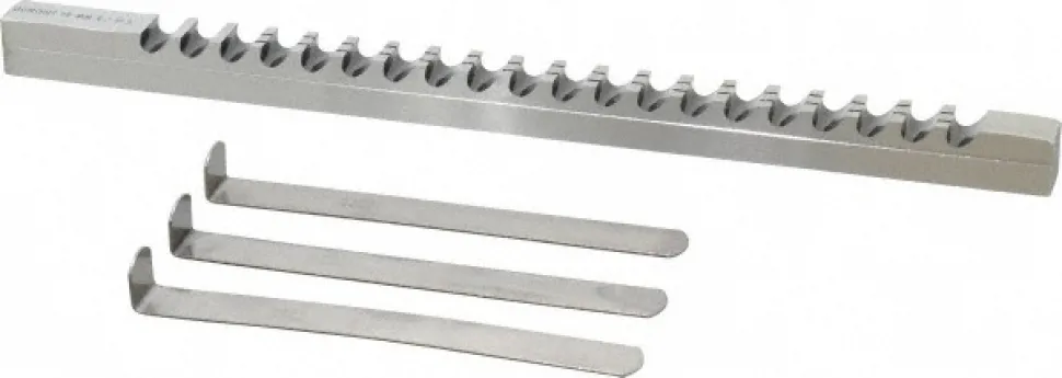 Keyway Broach: Style E-1, High Speed Steel, 18 mm Wide