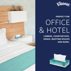 Kleenex Facial Tissue for Business (21400), Flat Tissue Boxes