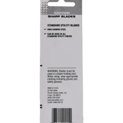Knife Blade: Utility Knife, 5.7500" Blade Length