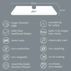 Knife Blade: Utility Knife, 65.13 mm Blade Length