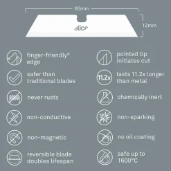 Knife Blade: Utility Knife, 65.13 mm Blade Length