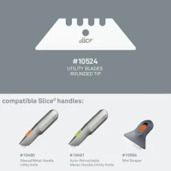 Knife Blade: Utility Knife, 63.00 mm Blade Length