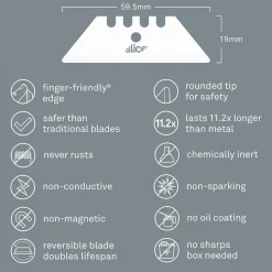 Knife Blade: Utility Knife, 63.00 mm Blade Length