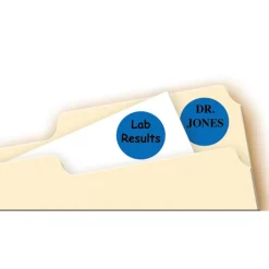Label Maker Label: Dark Blue, Paper, 3/4