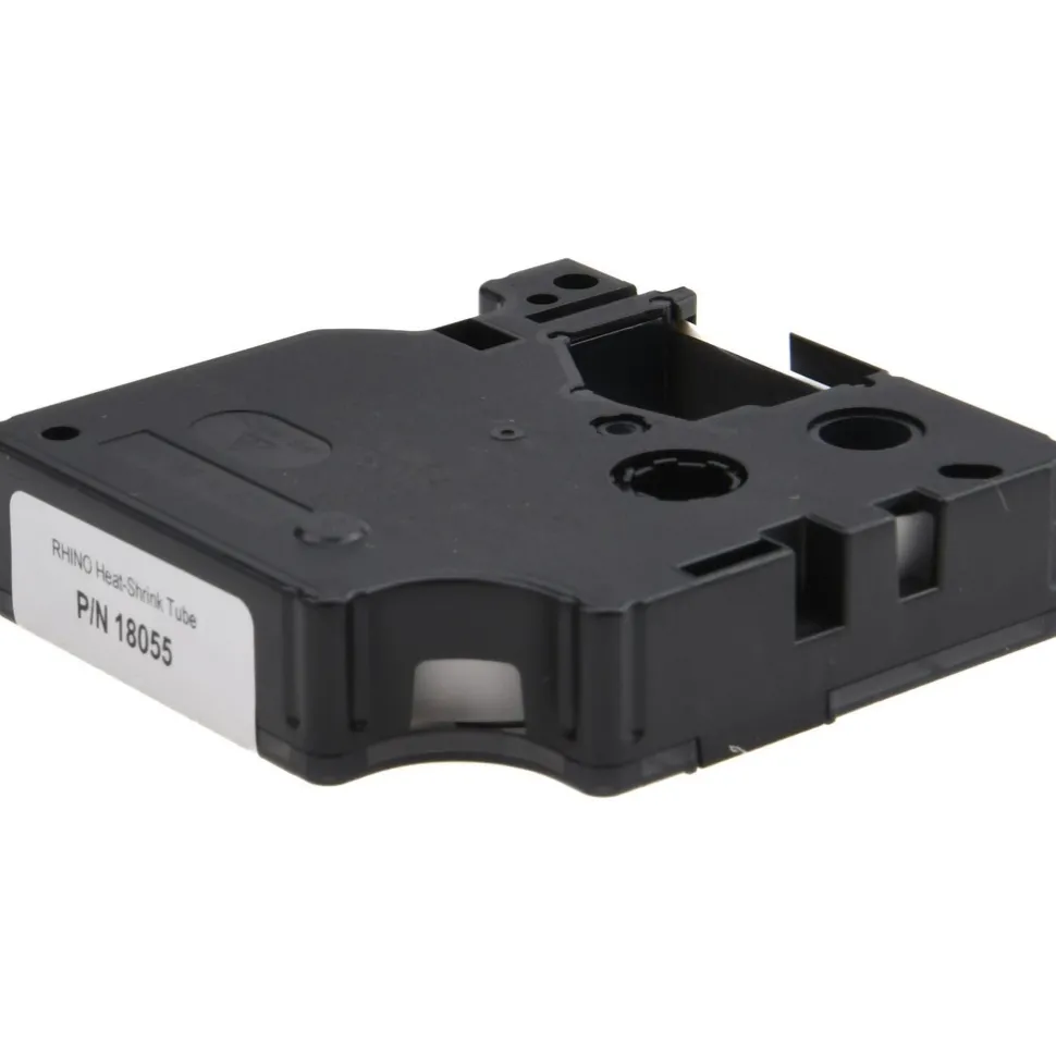 Label Maker Label: White, Heat Shrinkable Polyolefin, 60" OAL, 1/2" OAW