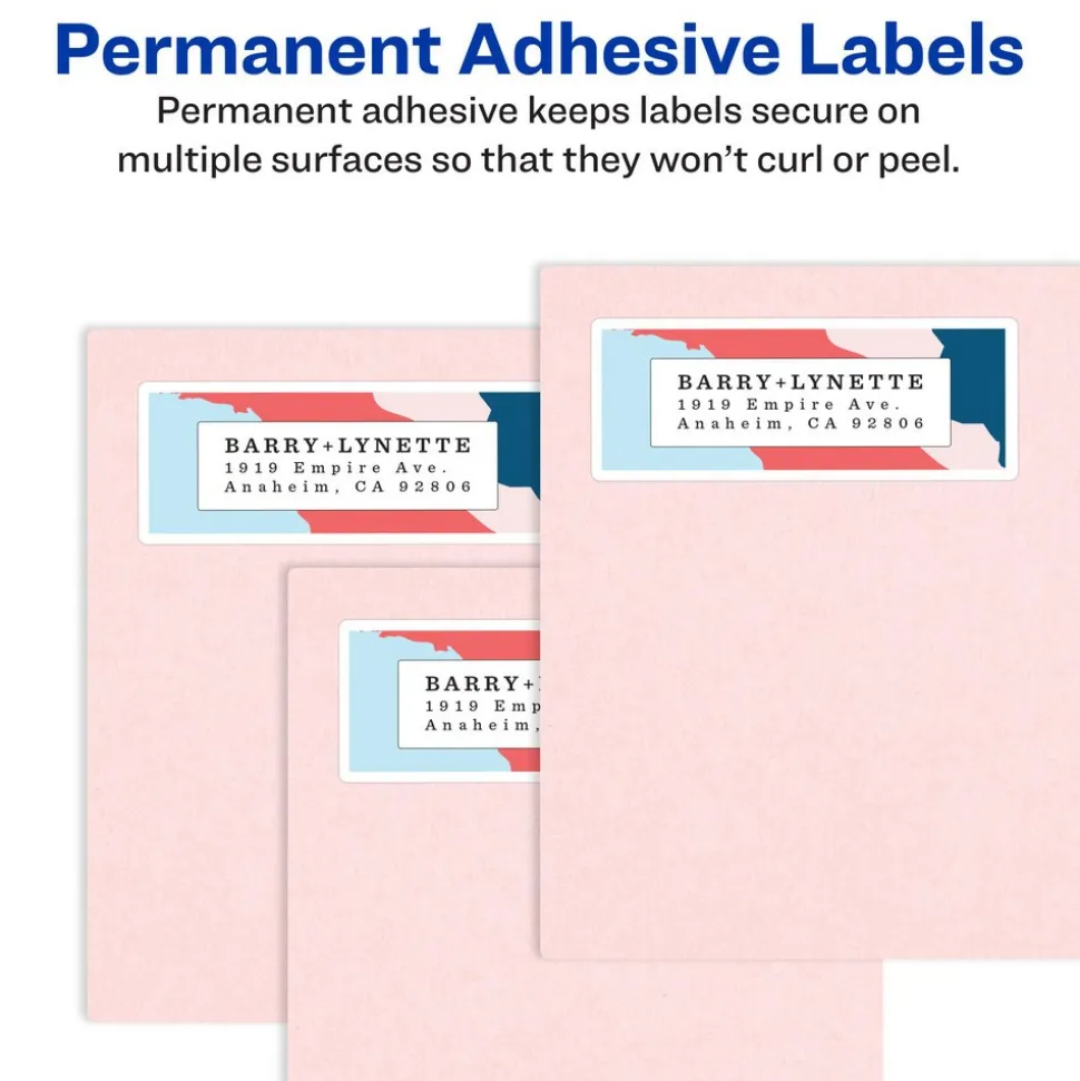 Label Maker Label: White, Paper, 2-5/8" OAL, 750 per Roll