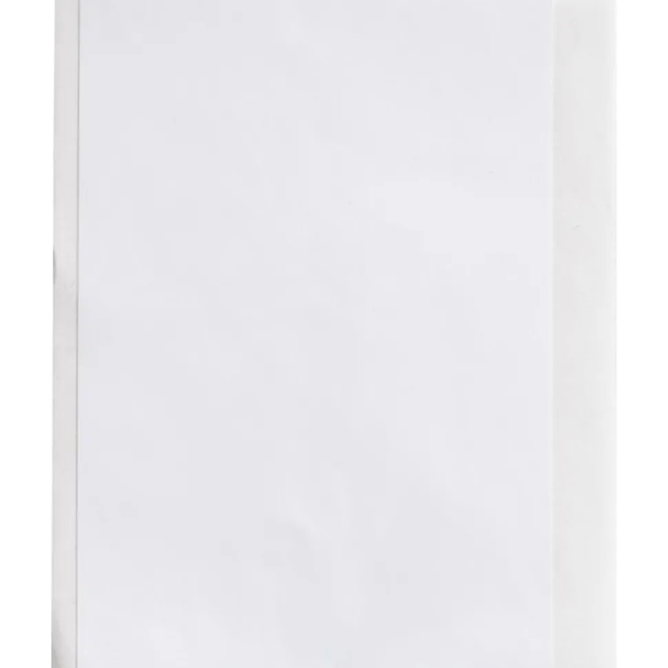 Label Maker Label: White, Vinyl, 1 Roll