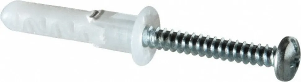 Lag Shield Anchor: 5/16" Dia, 1-5/8" OAL
