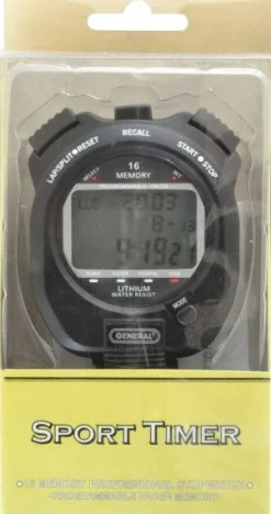 Large Display with 16 Memory Stop Watch