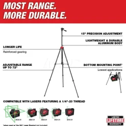 72" Laser Tripod