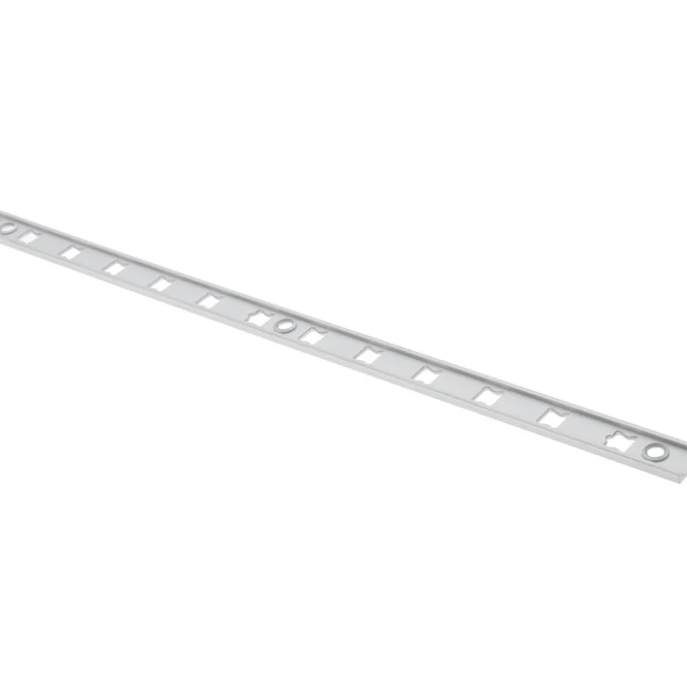 99 Lb Capacity, Anodized Satin Aluminum, Single Slot Shelf Surface Mount Bracket