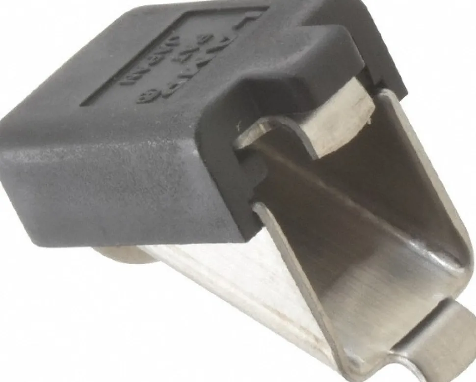 16.5 Lb Capacity, Black/Satin Stainless Steel Coated, Shelf Bracket