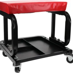 260 Lb Capacity, 4 Wheel Creeper Seat with Tray
