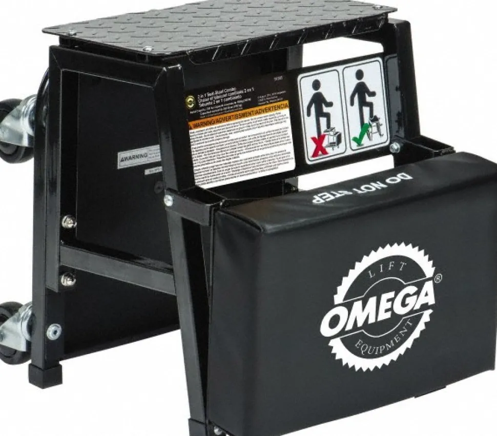 350 Lb Capacity, 4 Wheel Creeper Seat