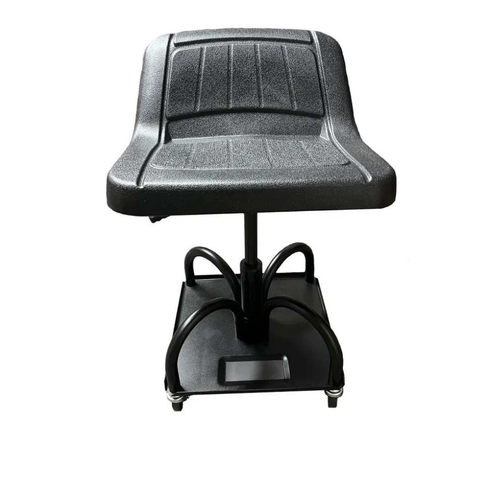 480 Lb Capacity, 4 Wheel Extra-Tall Adjustable Creeper Seat