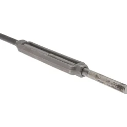 2,200 Lb Load Limit, 1/2" Thread Dia, 6" Take Up, Steel Stub & Stub Turnbuckle